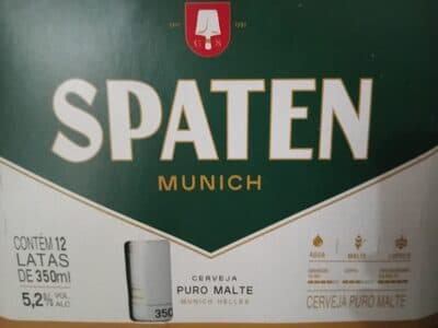 CAIXA CERVEJA SPATEN C/12 LATA 350ML